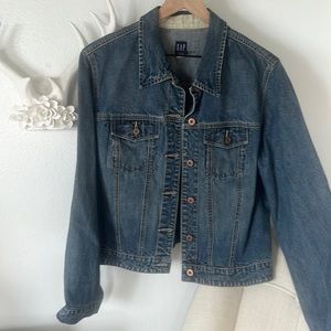 Gap l-xl jean jacket